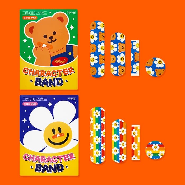Wiggle Wiggle Character Band - Rainbow Stripe Wiggle Wiggle | สินค้า | Pickipop