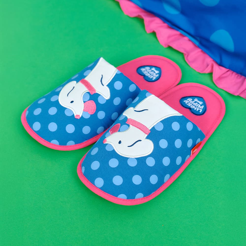Wiggle Wiggle Washable Fabric Home Slipper - Lucky Puppy รูปที่ 2 | Pickipop
