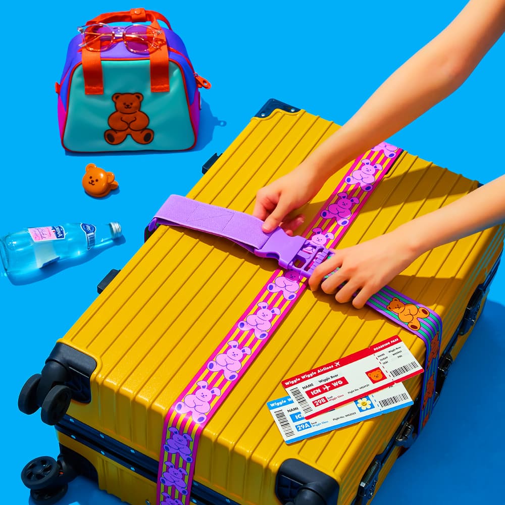 Wiggle Wiggle Luggage Strap - Carrier Belt รูปที่ 3 | Pickipop