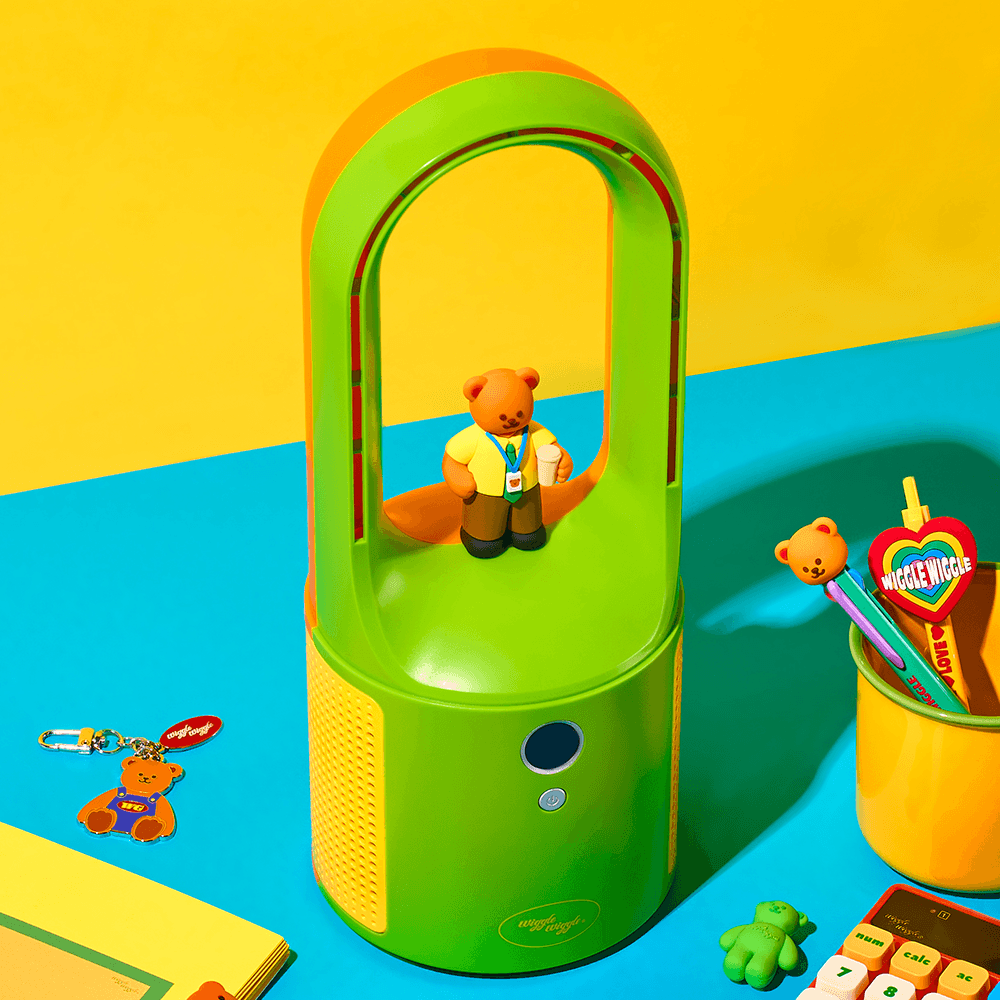 Wiggle Wiggle Bladeless Figure Desk Fan - Office Wiggle Bear รูปที่ 4 | Pickipop