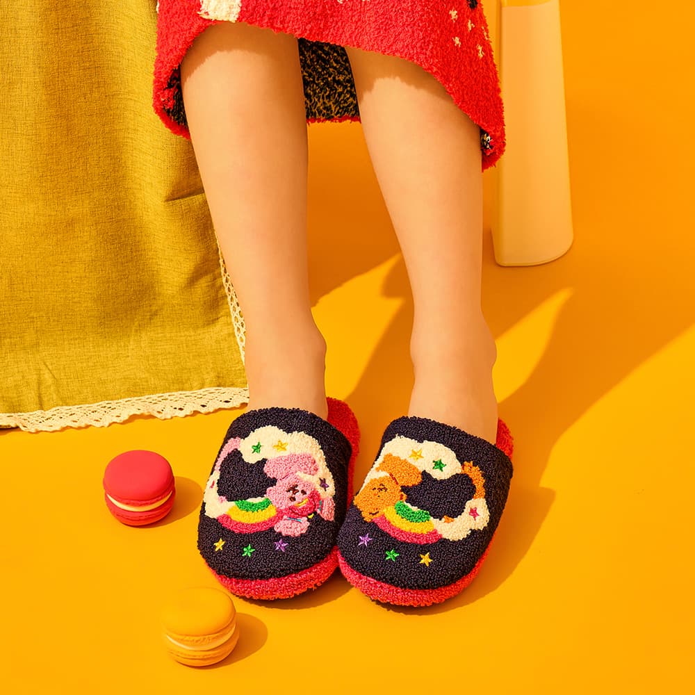 Wiggle Wiggle Kids Terry Home Slipper - Cloud Bear & Bunny รูปที่ 3 | Pickipop
